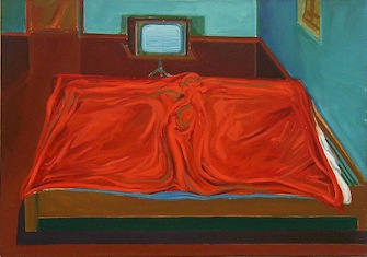 Norbert Tadeusz, Rote Decke, 1976, &copy; VG Bild-Kunst, Bonn