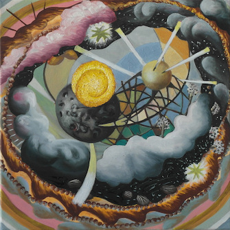 Hartmut Neumann, Schwarzer und gelber Mond, 2010