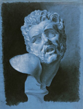 Jean Claude Naigeon, Study after the head of Milo of Croton by Pierre Puget, ca. 1780-1810
