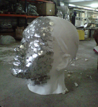 Xavier Mascaró, Alexandra wearing Eleonora's mask, 2012