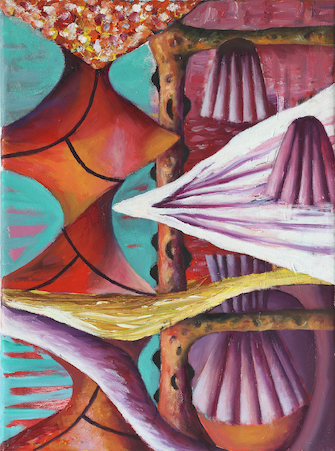 Hartmut Neumann, Aufrechte Säule (Ursprüngliche Ausblicke), 2018