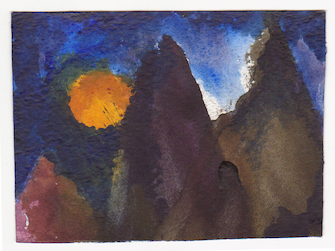 Herbert Beck, Hochgebirge im Mondschein