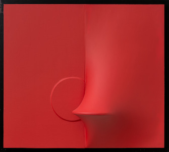 Agostino Bonalumi, Rosso, 1968