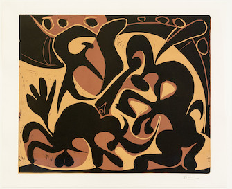 Pablo Picasso, Pique (noir et beige), 1959
