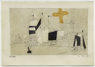 Lyonel Feininger, untitled, 1944, &copy; Linda Inconi-Jansen