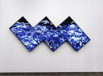 Fabrizio Plessi, Digital Wall (Acqua 6), 2018