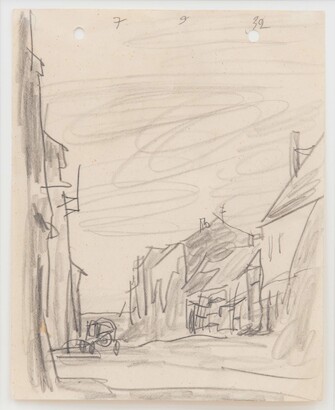Lyonel Feininger, Dorfstraße in Thüringen, 1932, &copy; VG Bild-Kunst, Bonn