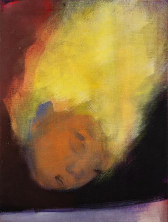 Leiko Ikemura, Floating Head (gelb), 2008, &copy; Leiko Ikemura + VG Bild-Kunst, Bonn