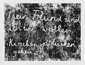 Lydia Wahrig, Mein Freund und ich, 2011, &copy; Lydia Wahrig