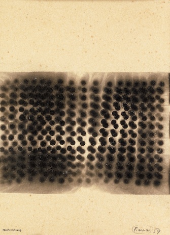 Otto Piene, Rauchzeichnung, 1959