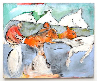 Chris Reinecke, Ähnliches, Differentes, Gleiches / Pferdebild, 1981