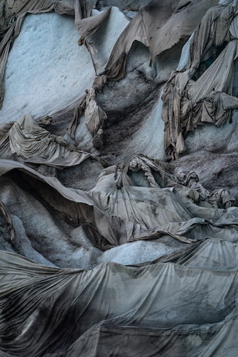 Thomas Wrede, Rhonegletscher_outside #1 (aus der Serie »Belvédère«), 2018-19