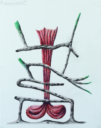 Hartmut Neumann, Wilder Pflanzenwuchs 2, 2019