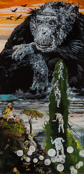 Wolf Hamm, Affentheater, 2020, &copy; Linda Inconi-Jansen