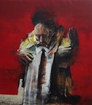 Nikos Aslanidis, Figure in Red, 2016