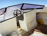 Joachim Brohm, Culatra 08: Boot Interieur, 2008, &copy; Joachim Brohm, VG Bild-Kunst, Bonn