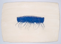 Desmond Lazaro, Blue Coconut Palm Leaf, 2012, &copy; Desmond Lazaro