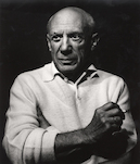 Lucien Clergue, Picasso à la cigarette III, Cannes dec. 1956, 1956 (gedruckt 2006), &copy; Picasso à la cigarette