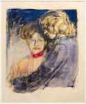 Emil Nolde, Junge Mädchen (Ada Nolde und Lis Vilstrup); (Young Girls (Ada Nolde and Lis Vilstrup)), 1907, &copy; Linda Inconi-Jansen