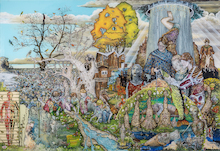 Wolf Hamm, V. Die Reifezeit (aus der Reihe: 'Die großen Prozesse'), 2019, &copy; Wolf Hamm