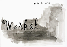 Heribert C. Ottersbach, Warhol (4.4.57) (aus der Serie "Signatur mit Bild"), 2016, &copy; H.C. Ottersbach + VG Bild-Kunst, Bonn