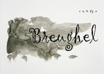 Heribert C. Ottersbach, Breughel (4.4.67) (aus der Serie "Signatur mit Bild"), 2016, &copy; H.C. Ottersbach + VG Bild-Kunst, Bonn