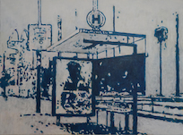 Heribert C. Ottersbach, Wartestelle (2), 2018/19, &copy; H.C. Ottersbach + VG Bild-Kunst, Bonn