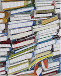 Thomas Hartmann, o.T. (Bücher), 2018, &copy; VG Bild-Kunst, Bonn