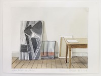 Thomas Huber, ältere Bilder im Atelier, 2004, &copy; VG Bild-Kunst, Bonn