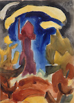 Karl Schmidt-Rottluff, Leuchtturm, 1922, &copy; VG Bild-Kunst, Bonn