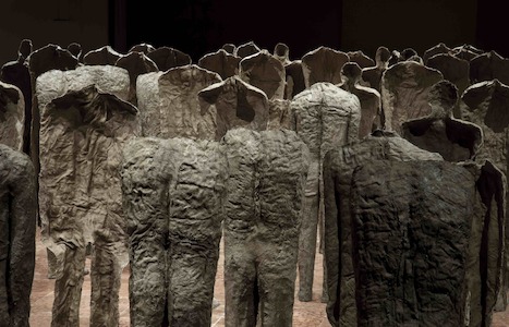 Magdalena Abakanowicz. Crowd and Individual, Insel San Giorgio Maggiore, realize (c) Alessandra Chemollo