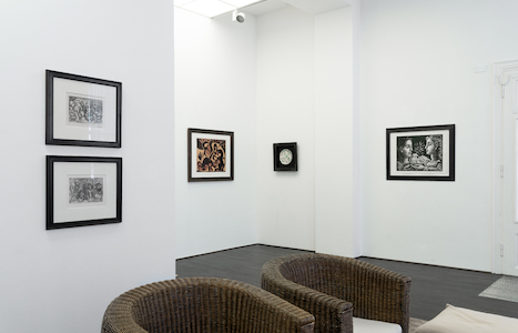 Pablo Picasso und zwei Skulpturen von Manolo Valdes, Beck & Eggeling Internation (c) 