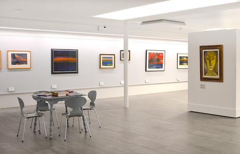 Beck trifft Nolde, Olaf Gubransson Museum, 2018, Installationsansicht LR3 (c) Eva Winter, Olaf Gubransson Museum