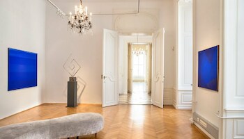 Ausstellung zu Heinz Mack im Palais Schönborn-Batthyany, 2016