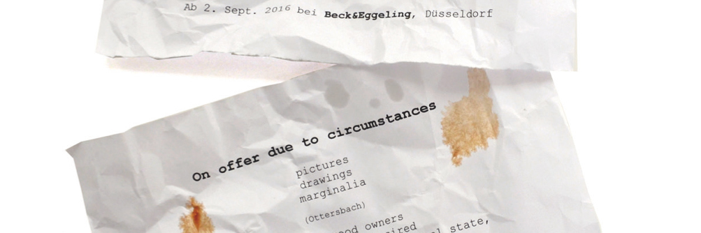 Umständehalber abzugeben