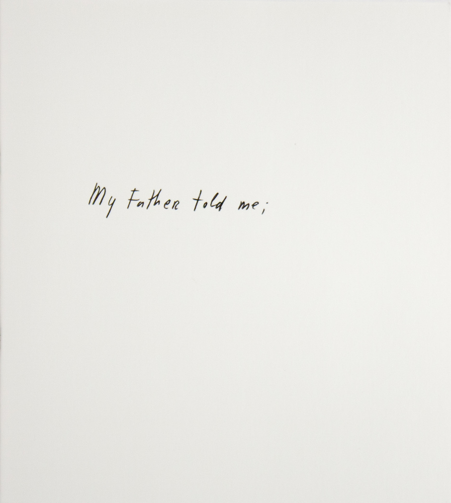 Gia Edzgveradze. My Father Told Me